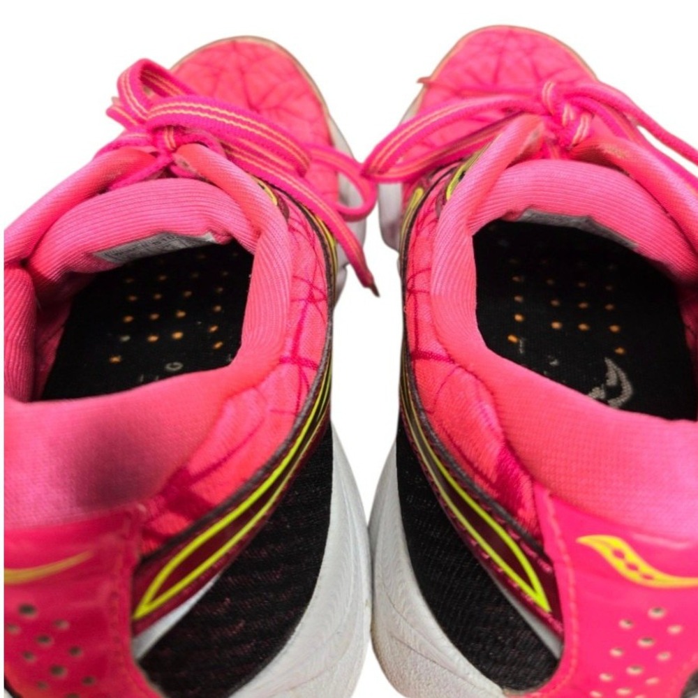 Saucony Breakthru PowerGrid Running Shoes Womens 6.5 Pink Citron S10265-1 - Picture 16 of 16